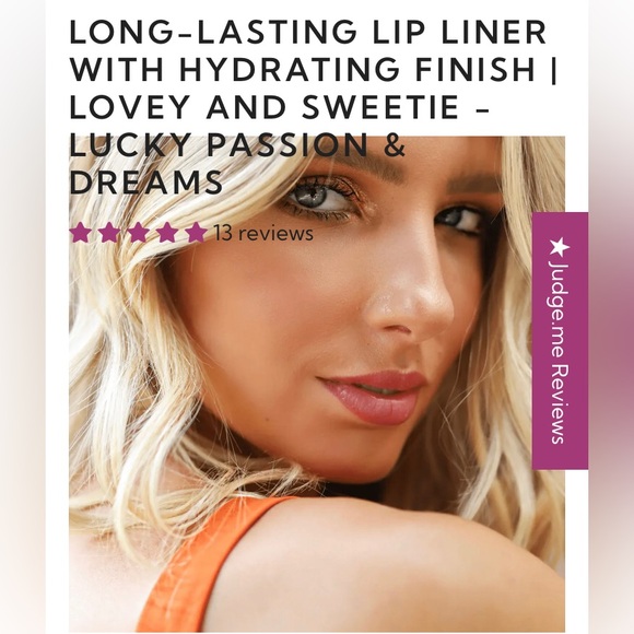 Lucky Chick LONG-LASTING LIP LINER WITH HYDRATING FINISH- LUCKY PASSION & DREAMS - Picture 3 of 3